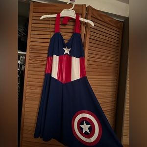 Captain America Halter Dress
